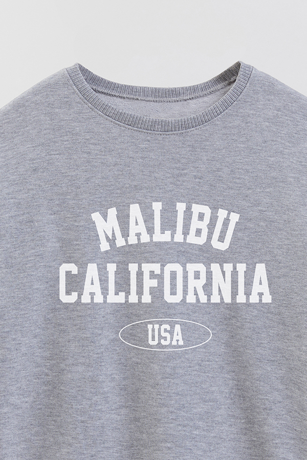 BUZO CREWNECK RUSTICO VARSITY GIRL MALIBU