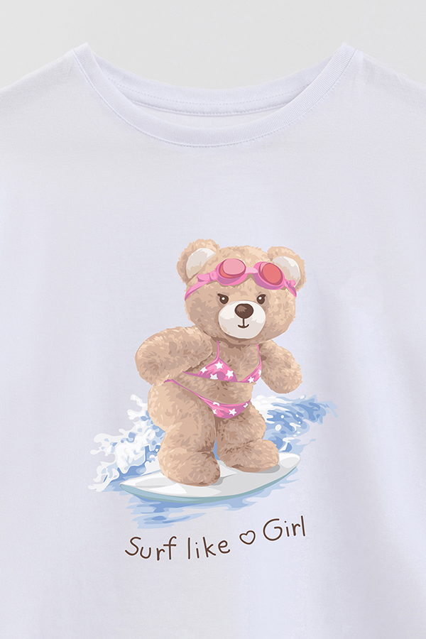 REMERA GB OVERSIZE SURF LIKE A GIRL