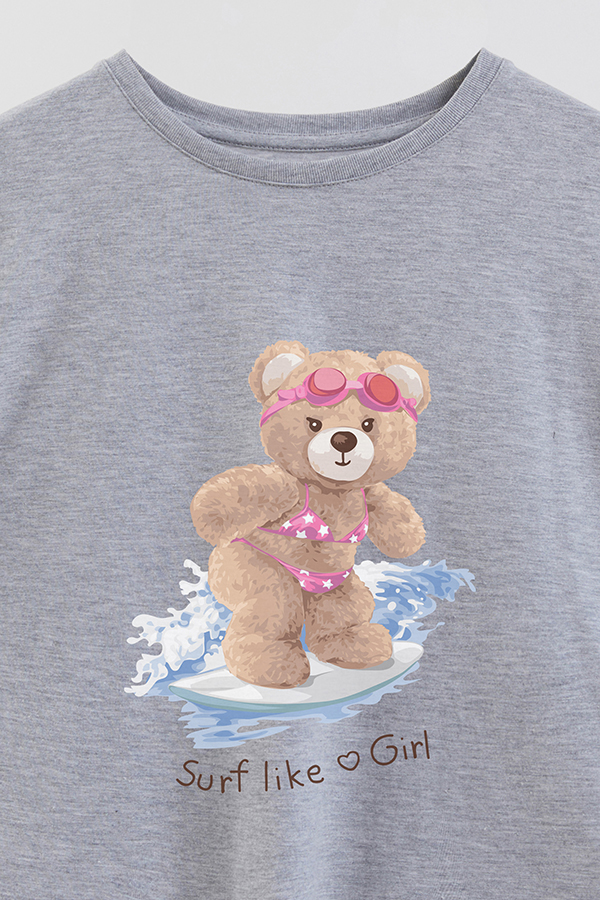 REMERA GB OVERSIZE SURF LIKE A GIRL