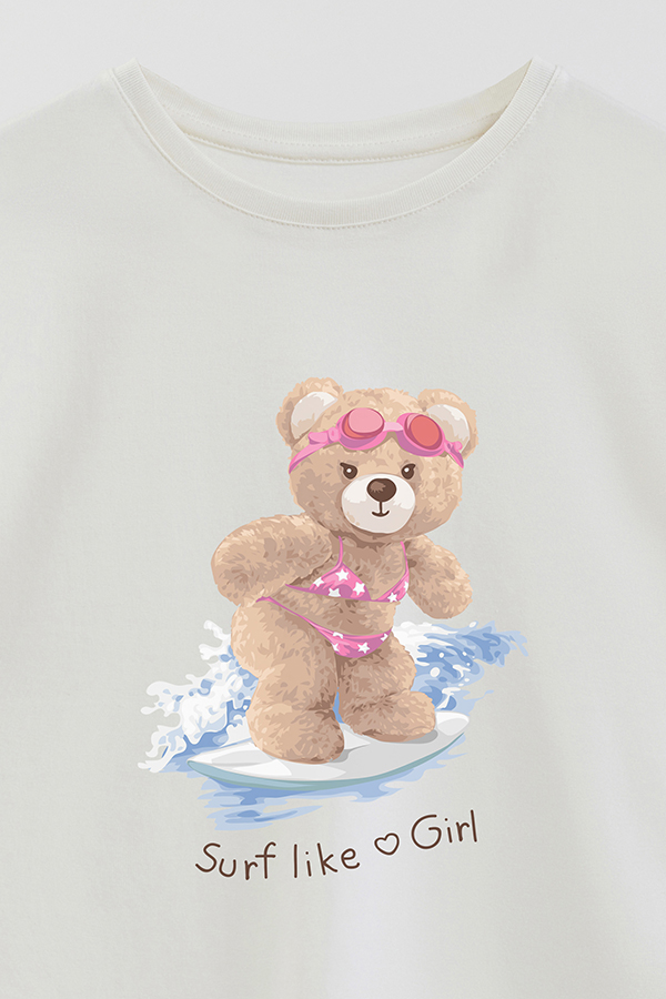 REMERA GB OVERSIZE SURF LIKE A GIRL