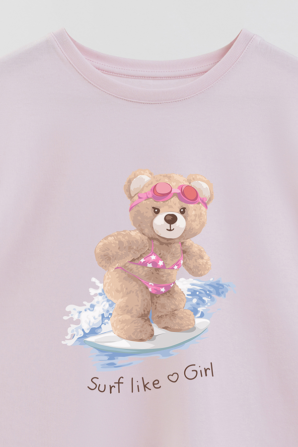 REMERA GB OVERSIZE SURF LIKE A GIRL