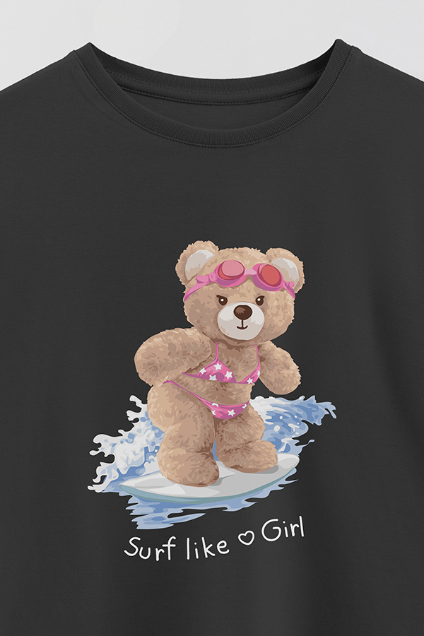 REMERA GB OVERSIZE SURF LIKE A GIRL