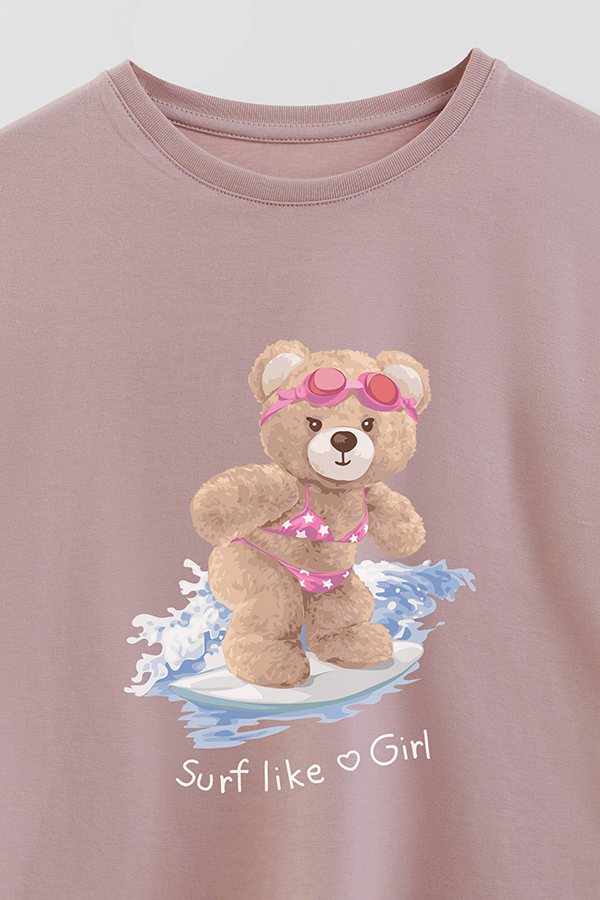 REMERA GB OVERSIZE SURF LIKE A GIRL