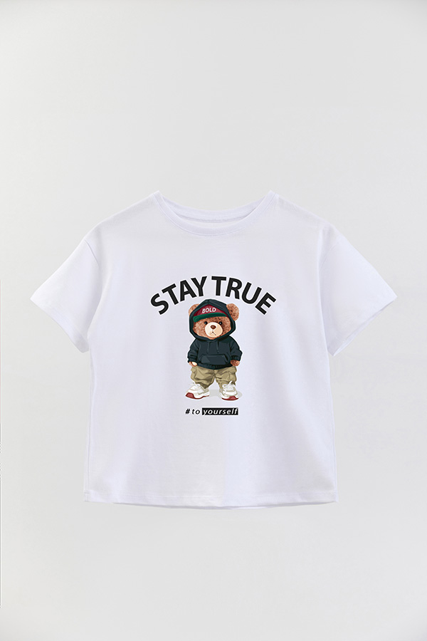 REMERA GB OVERSIZE STAY TRUE