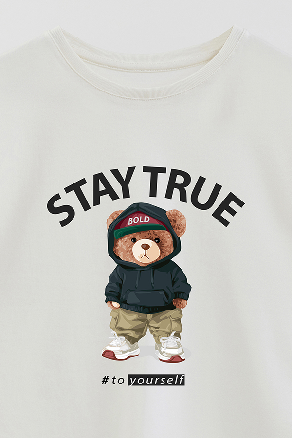 REMERA GB OVERSIZE STAY TRUE