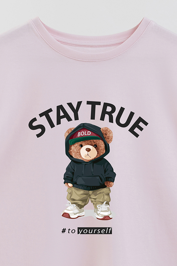 REMERA GB OVERSIZE STAY TRUE