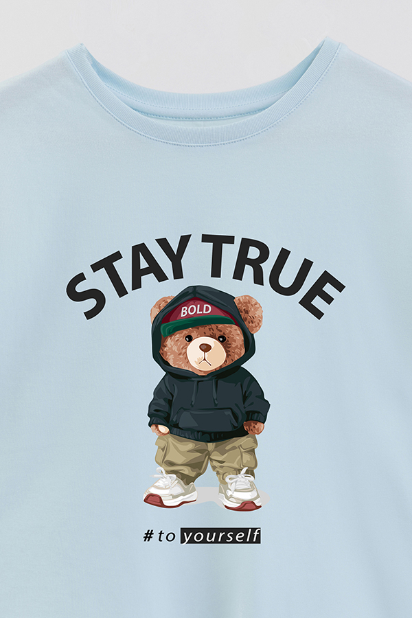 REMERA GB OVERSIZE STAY TRUE