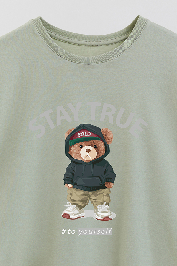 REMERA GB OVERSIZE STAY TRUE