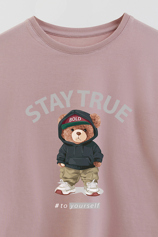 REMERA GB OVERSIZE STAY TRUE