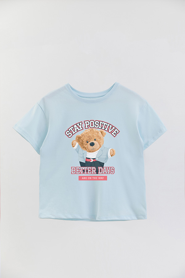 REMERA GB OVERSIZE STAY POSITIVE
