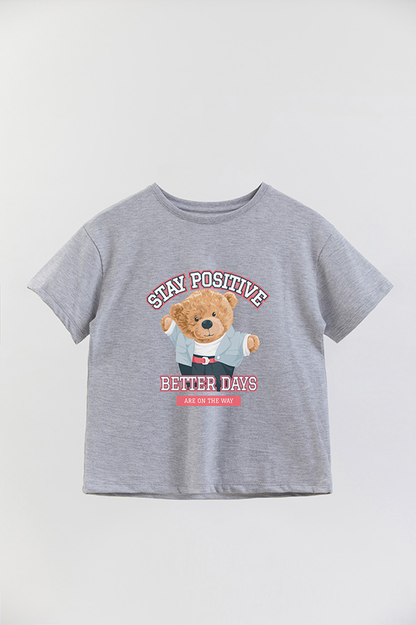 REMERA GB OVERSIZE STAY POSITIVE