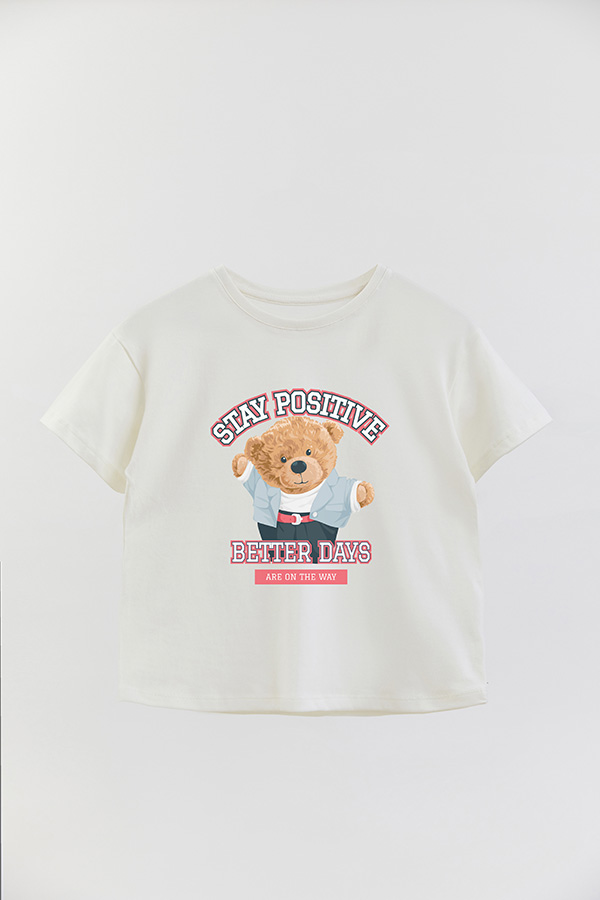REMERA GB OVERSIZE STAY POSITIVE