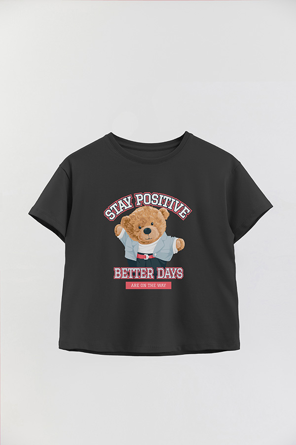 REMERA GB OVERSIZE STAY POSITIVE