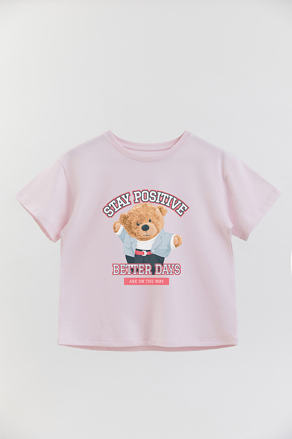 REMERA GB OVERSIZE STAY POSITIVE