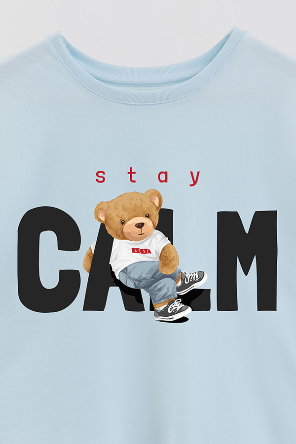 REMERA GB OVERSIZE STAY CALM