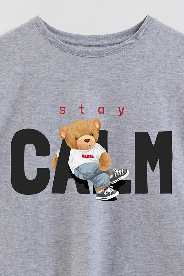 REMERA GB OVERSIZE STAY CALM