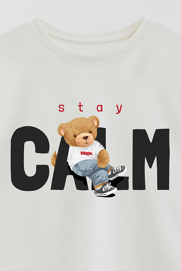 REMERA GB OVERSIZE STAY CALM