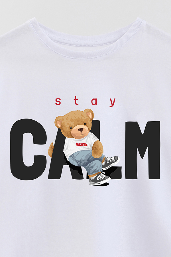REMERA GB OVERSIZE STAY CALM
