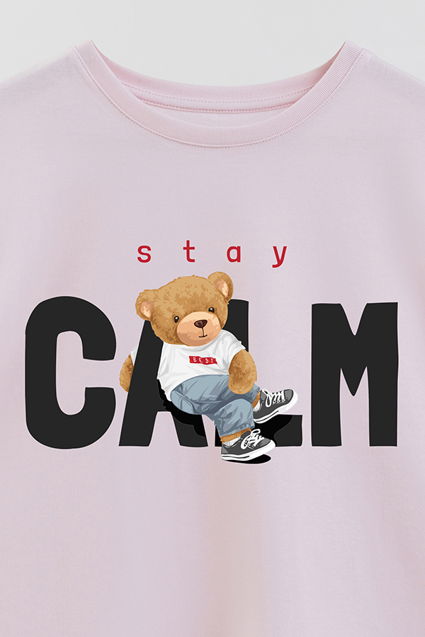 REMERA GB OVERSIZE STAY CALM