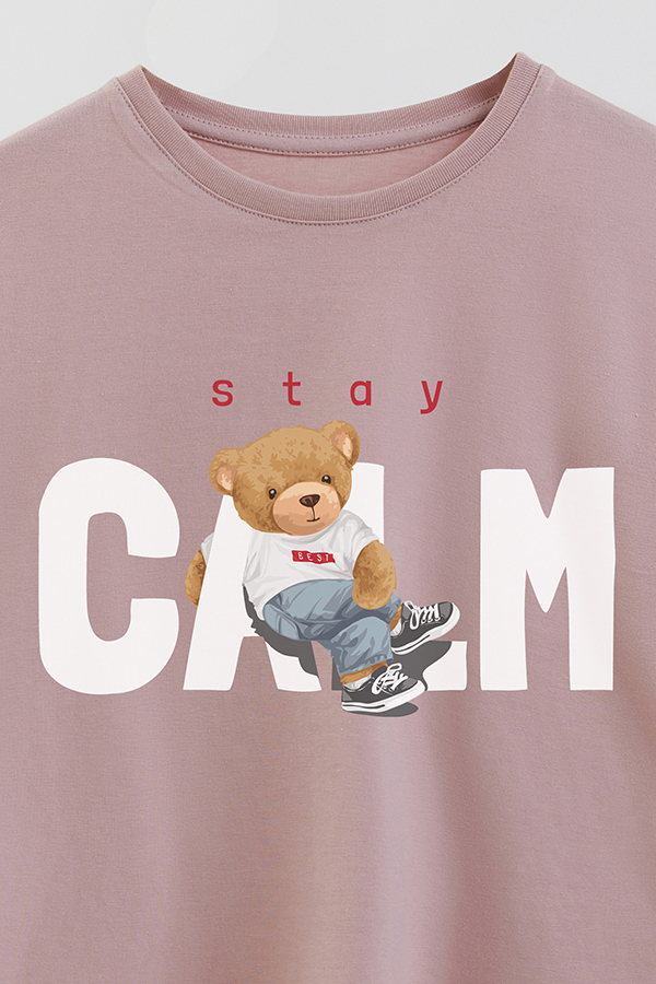 REMERA GB OVERSIZE STAY CALM