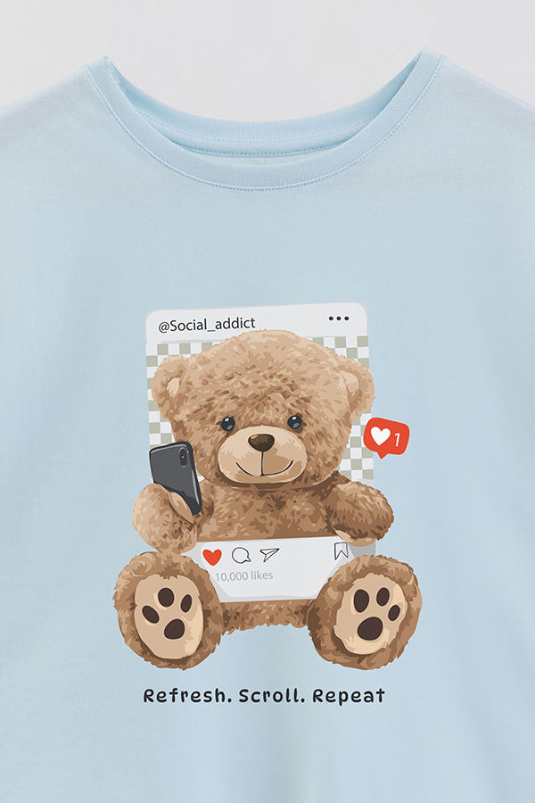REMERA GB OVERSIZE SOCIAL ADDICT
