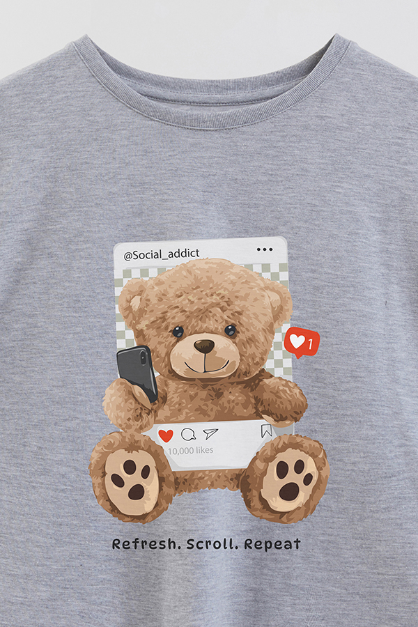 REMERA GB OVERSIZE SOCIAL ADDICT