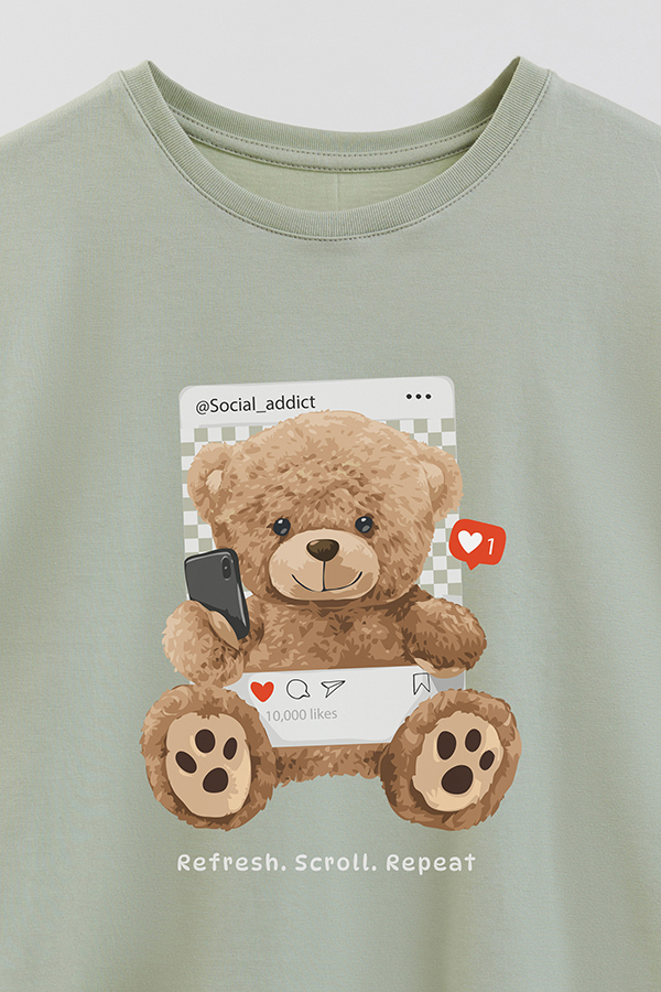 REMERA GB OVERSIZE SOCIAL ADDICT