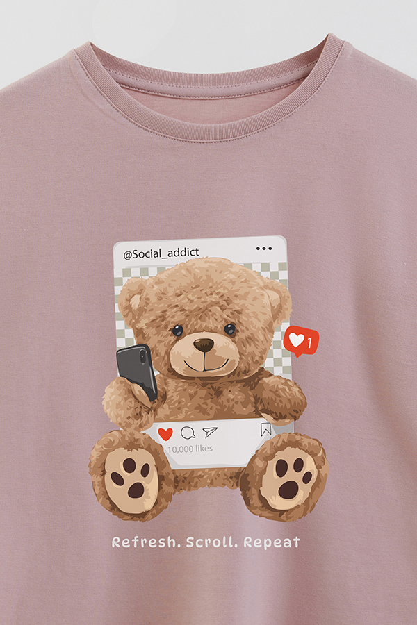 REMERA GB OVERSIZE SOCIAL ADDICT