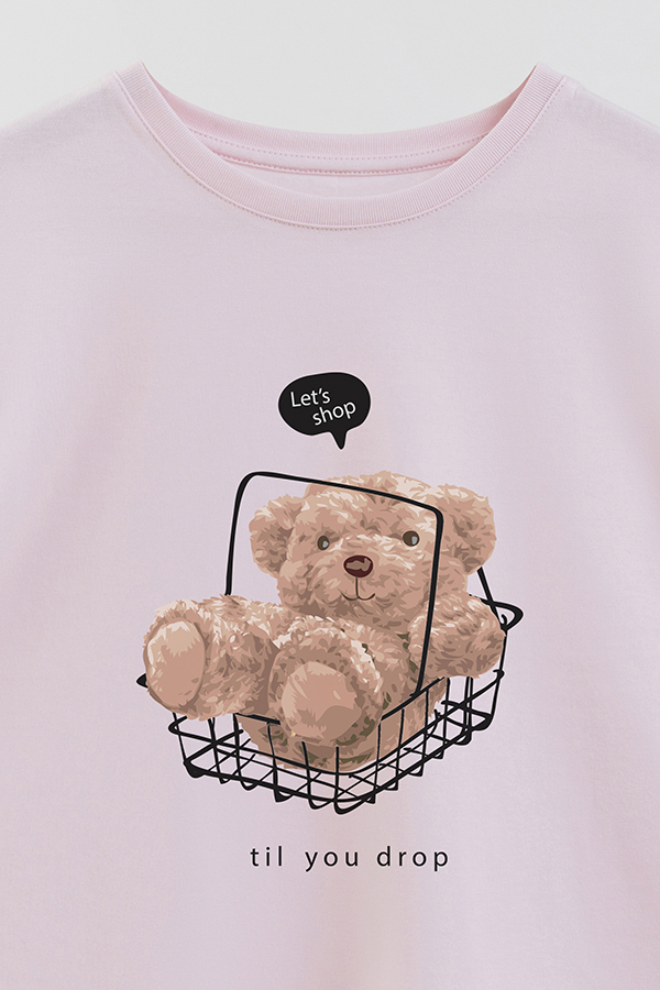 REMERA GB OVERSIZE SHOP TILL YOU DROP