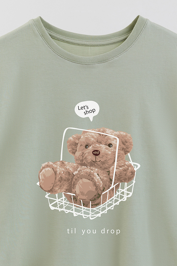 REMERA GB OVERSIZE SHOP TILL YOU DROP