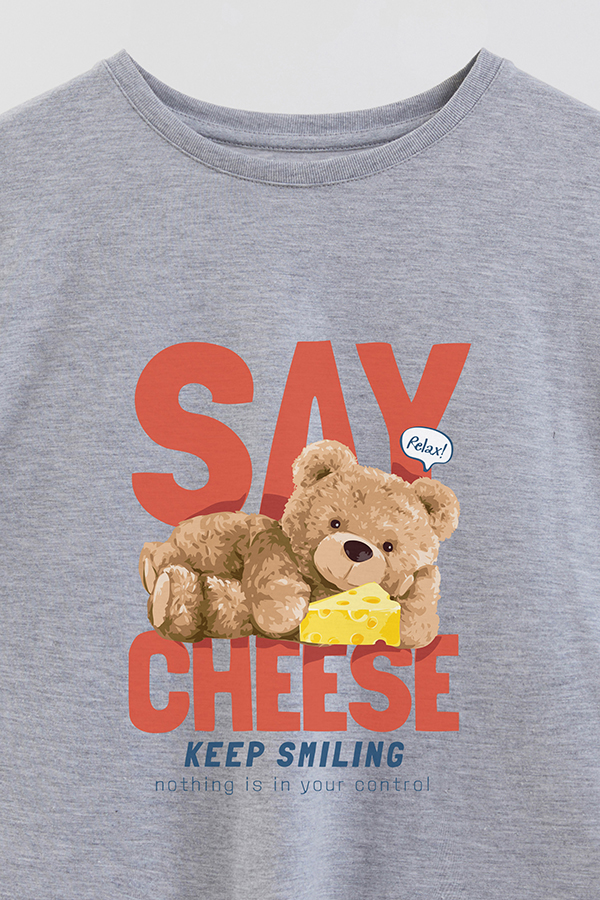 REMERA GB OVERSIZE SAY CHEESE