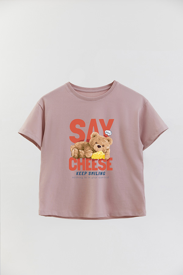 REMERA GB OVERSIZE SAY CHEESE