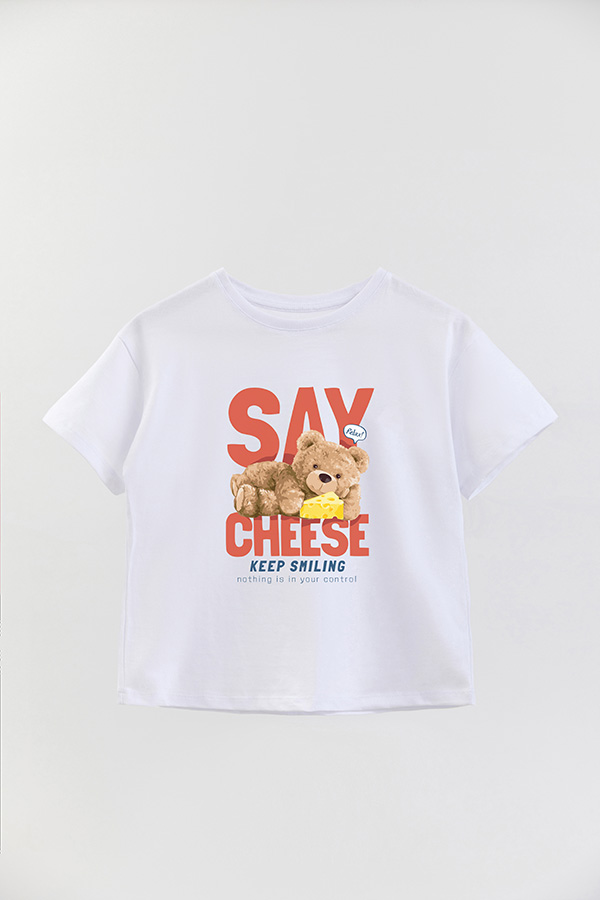 REMERA GB OVERSIZE SAY CHEESE