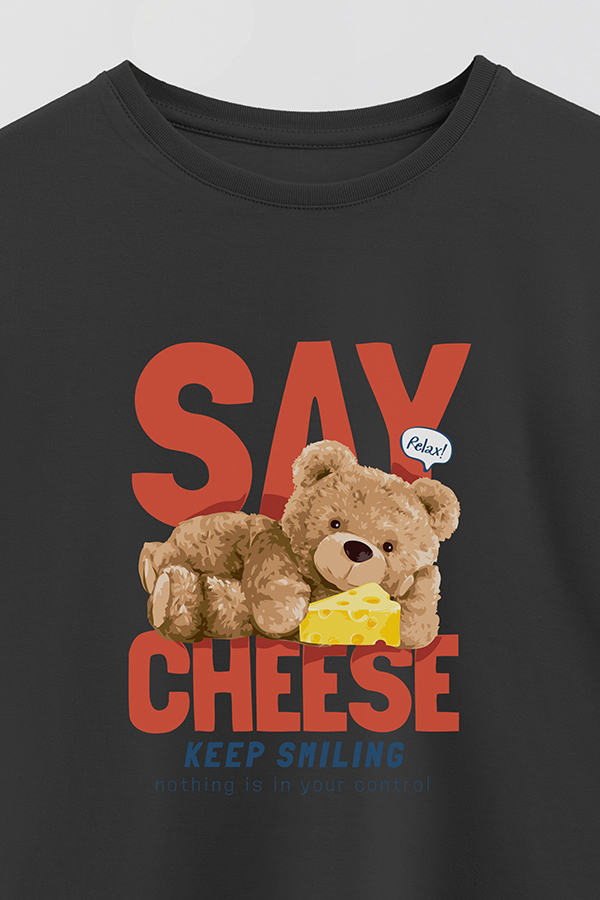 REMERA GB OVERSIZE SAY CHEESE