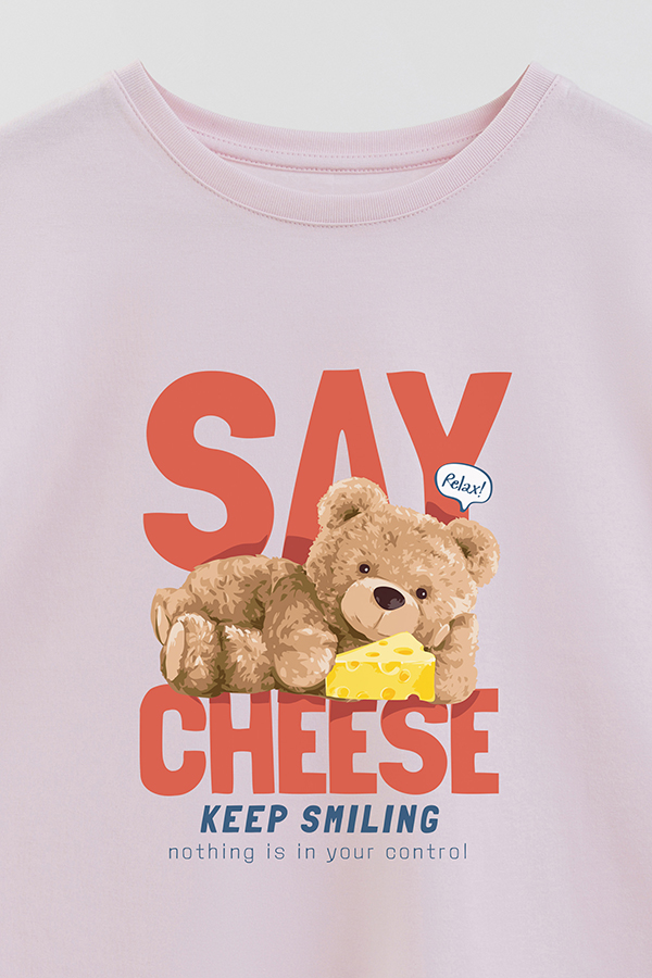 REMERA GB OVERSIZE SAY CHEESE