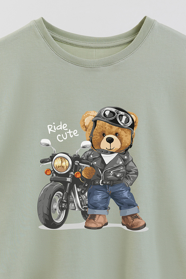 REMERA GB OVERSIZE RIDE CUTE