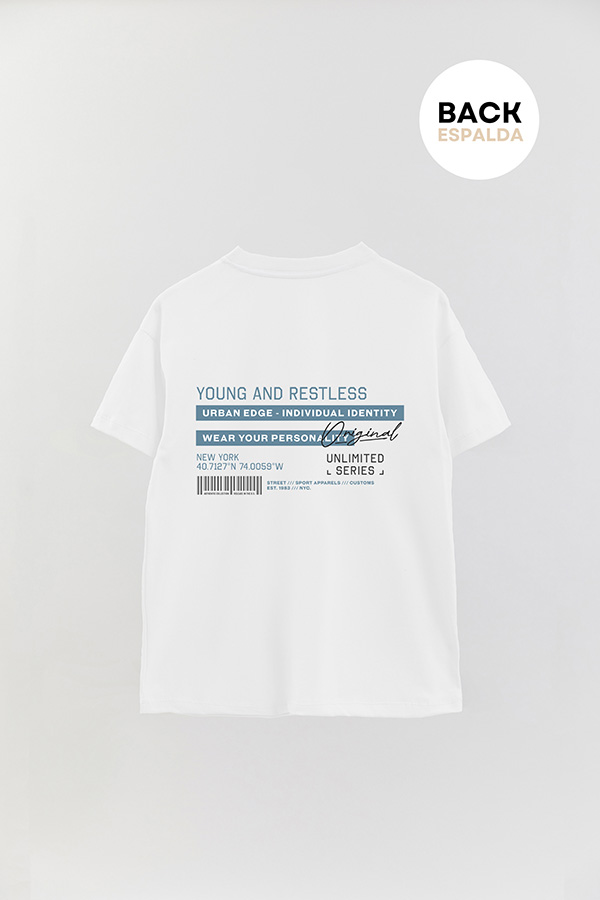 REMERA OVER FB YOUNG AND RESTLESS