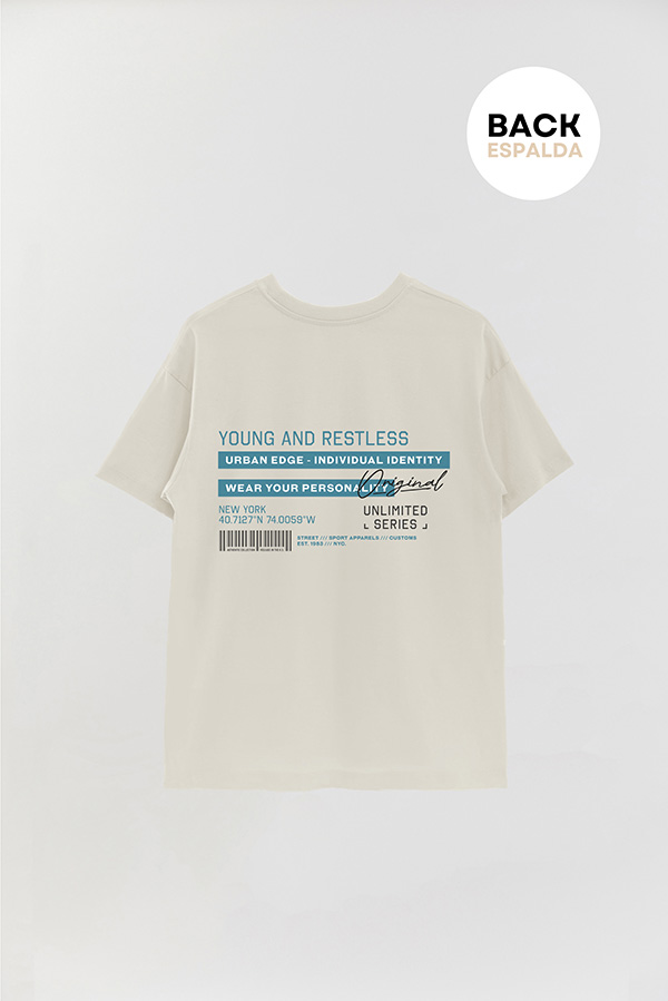 REMERA OVER FB YOUNG AND RESTLESS