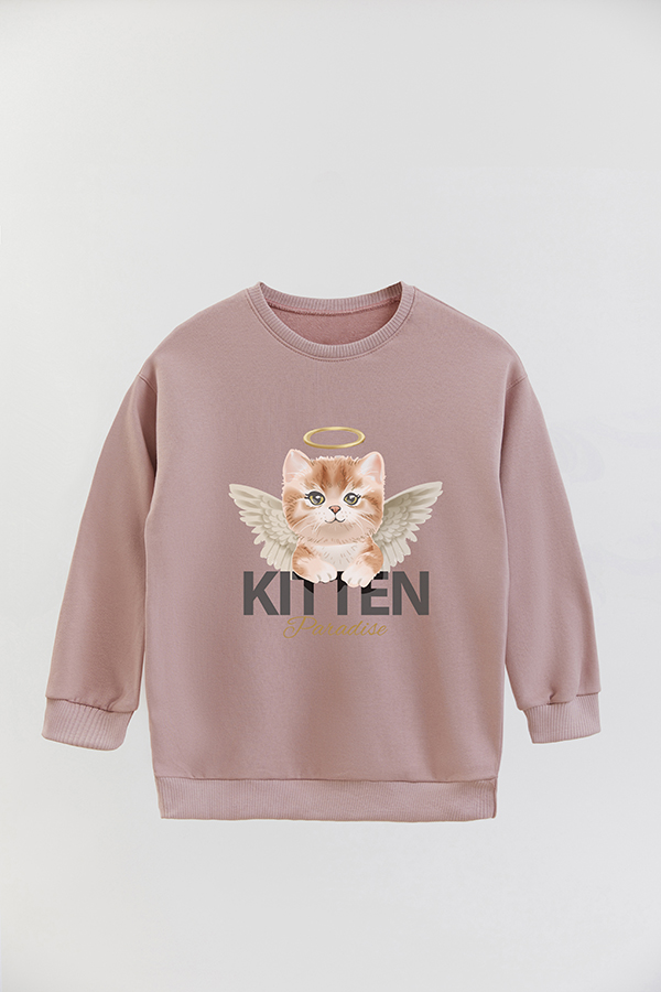 BUZO CREWNECK RUSTICO KITTY DREAMS PARADISE