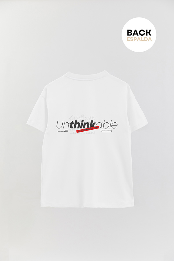 REMERA OVER FB UNTHINKABLE