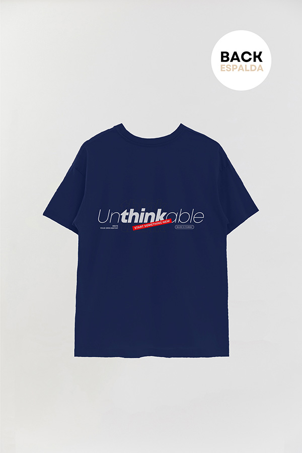 REMERA OVER FB UNTHINKABLE