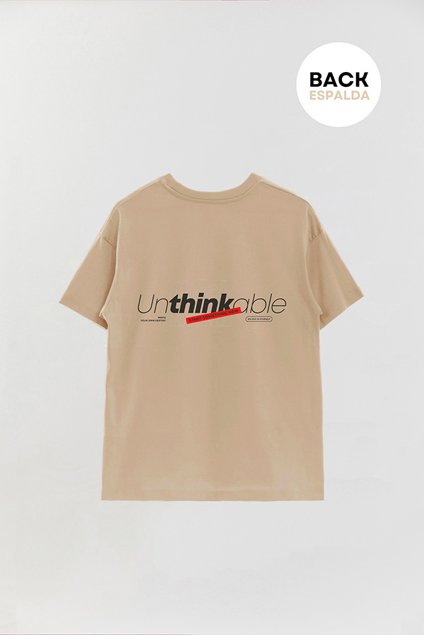 REMERA OVER FB UNTHINKABLE
