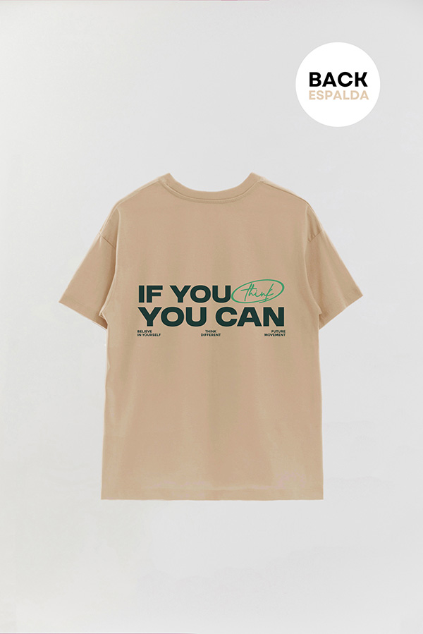 REMERA OVER FB URBAN IF YOU CAN THINK