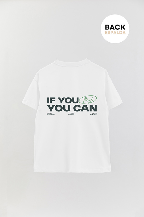 REMERA OVER FB URBAN IF YOU CAN THINK