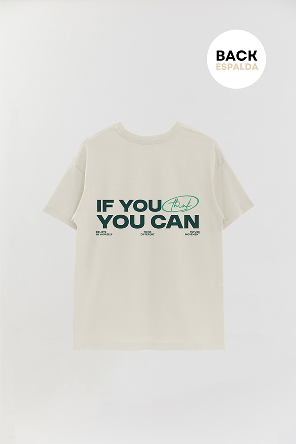REMERA OVER FB URBAN IF YOU CAN THINK