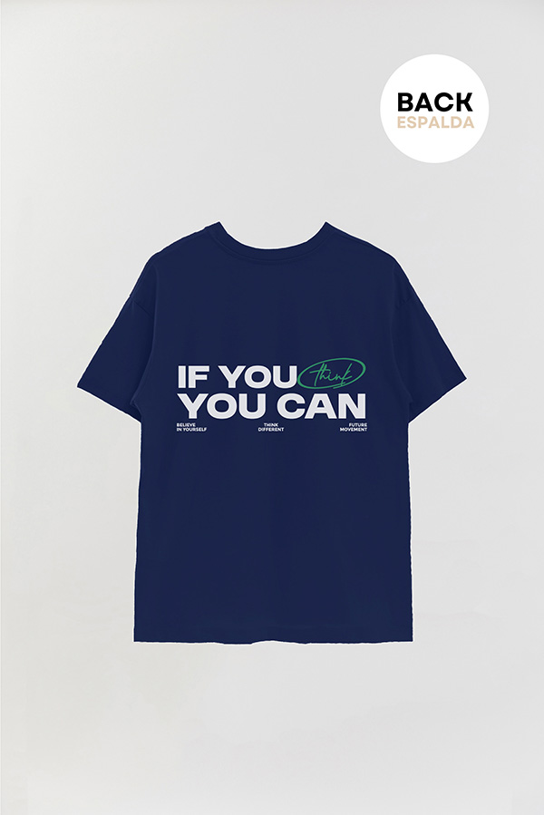REMERA OVER FB URBAN IF YOU CAN THINK