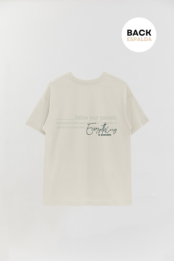 REMERA OVER FB URBAN FOLLOW YOUR PASSION