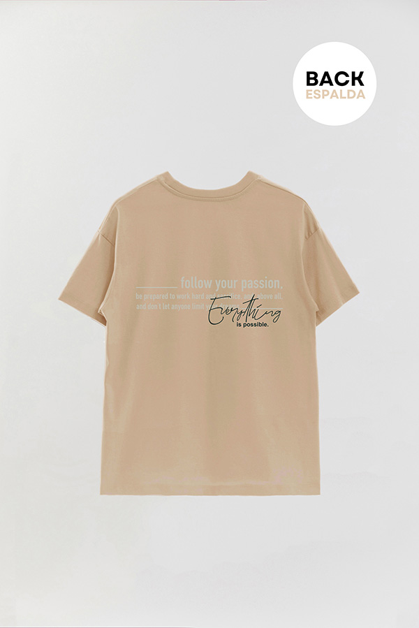 REMERA OVER FB URBAN FOLLOW YOUR PASSION