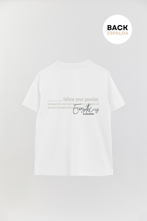 REMERA OVER FB URBAN FOLLOW YOUR PASSION