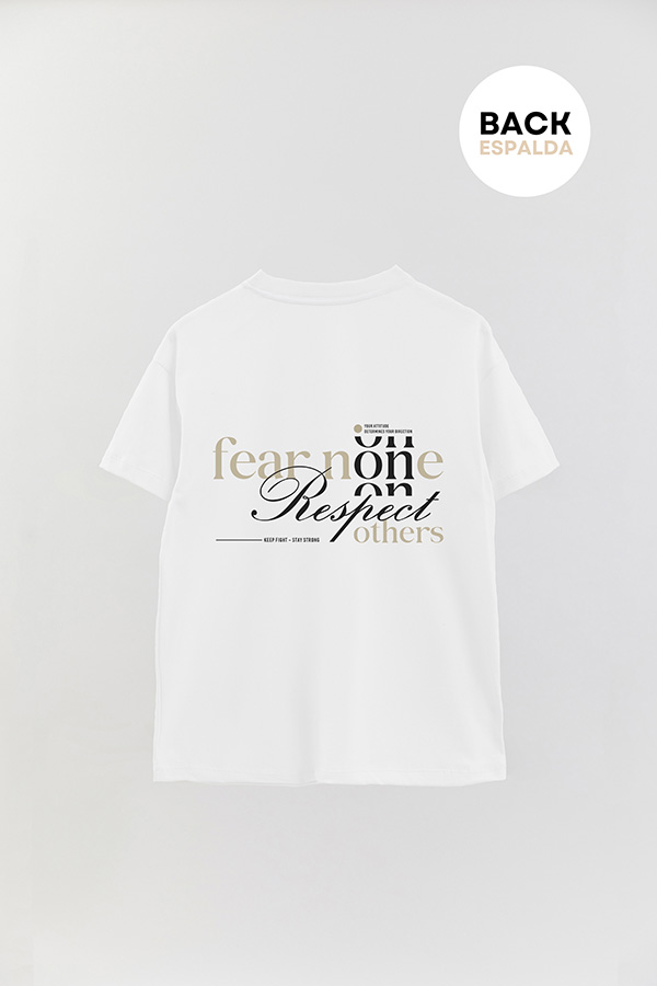 REMERA OVER FB URBAN FEAR NO ONE